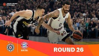 Partizan-Bayern | Round 26 Highlights | 2023-24 Turkish Airlines EuroLeague