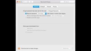 Allow from anywhere - Change security Settings MacOS High Sierra 10.13.1 in 2 minutes