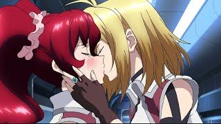 Yuri anime kiss scene || Hottest Anime yuri Kisses || Anime Moments