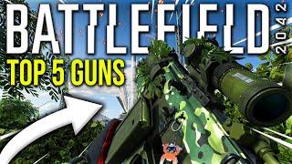 Top 5 BEST WEAPONS in Battlefield 2042! (+ Best Attachments)