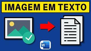 Como Converter Imagem em Texto Editável no Word | Copiar Texto de Imagem