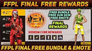 FFPL Final Free Rewards | Free Fire FFPL Final Rewards | Free Bundle | Free Emote | Free Gun Skin