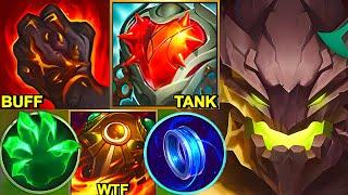 Wild Rift China Malphite - BROKEN BUFF !? MAX TANK MALPHITE Build Runes - Challenger Rank Gameplay