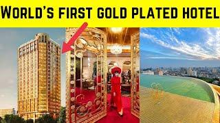 World's first gold plated hotel in vietnam | Zemtv | strange facts terminal #shorts #youtubeshorts