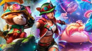 14 NEW Splash Art - K/DA Gragas, Teemo ASU Skins, Yasuo Mythic & Anniversary - League of Legends