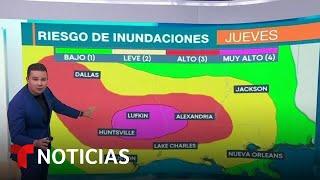 Pronostican fuertes lluvias y totormentas en varias partes del sur del país | Noticias Telemundo