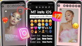 MT INSTAPRO IOS V10.70  FONTES IOS + EMOJIS + REPOST IOS | INSTAGRAM ESTILO IPHONE 2024 ️‍