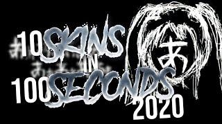 Top 10 osu! Skins in 100 Seconds 2020 #2