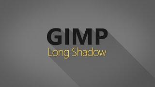 How to Make a Flat Long Shadow in GIMP