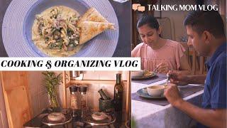 WHOLE DAY MEAL IDEAS| Kitchen countertop Organization | Healthy Recipes| Cooking and Organizing Vlog