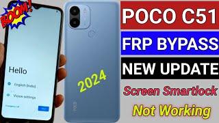 Poco C51 FRP Bypass Android 13 | Poco C51 Google Account Bypass Without Pc | New Method | 2024 