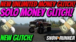 SnowRunner - NEW SOLO UNLIMITED MONEY GLITCH! (Free Money & Parts!)
