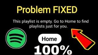 Spotify mod apk not working Spotify playlist empty problem Spotify Premium free new.