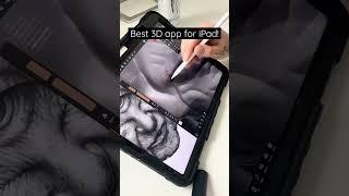 Best 3D app for iPad! #3dmodeling #ipadpro #digitalart #ipad #applepencil #graphicdesign #ipad #ios