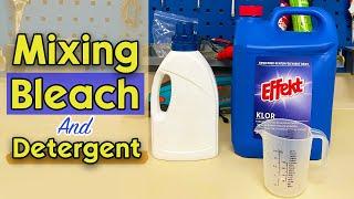 Mixing Bleach and Laundry Detergent (The Safe Way)