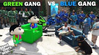 Shinchan Green Gang VS Franklin Blue Gang In GTA 5 TAMIL