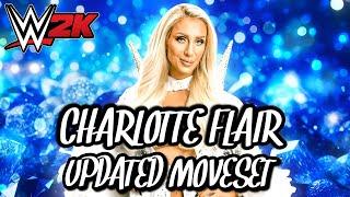 WWE 2K24 | Charlotte Flair Updated Moveset + Realistic Base Superstar Settings