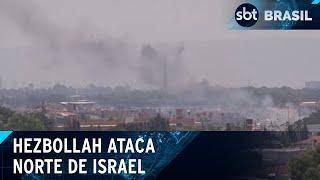 Hezbollah bombardeia Israel com drones e promete novos ataques | SBT Brasil (06/08/24)