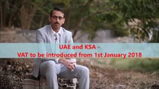 VAT in GCC - UAE VAT - Introduction   - CA Pritam Mahure