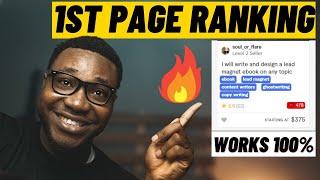 Fiverr gig ranking 2022 using the Fiverr Favourite Ranking Trick