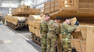 US Soldiers Upgrading Their Massive M1 Abrams Tanks with New Armor Plates