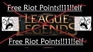 Der einzige legale Weg KOSTENLOS Riot Points zu bekommen - Denn es kotzt mich an