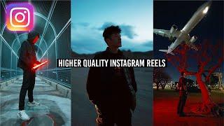 My SECRET for Higher Quality Instagram Reels! Export Settings + Camera Settings | Premiere Pro