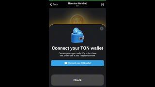 How to connect your TON WALLET to HAMSTER KOMBAT mining account - step by step tutorial