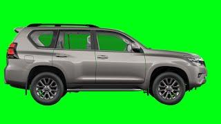 Toyota Land Cruiser Prado 150 Driving Green Screen | GreenRiver Studio