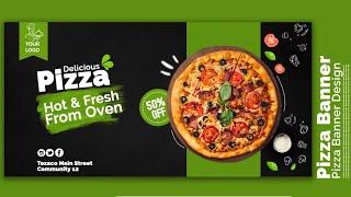 How to Create a Pizza Banner Design | Photoshop CC Tutorials