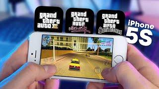 Как идут GTA San Andreas, Vice City и GTA 3 на iPhone 5S