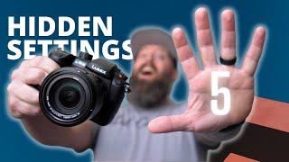 Lumix GH5 II // 5 HIDDEN settings that are BETTER than the original GH5!