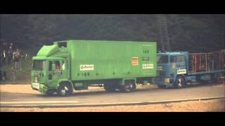 DTC - Truck crash test load securing Volvo CH230 at 80 km/h