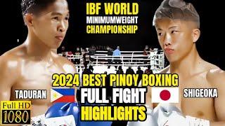 PINOY BOXING 2024 | ANG BUMANGGA GIBA THE BEST PINOY CHAMPIONSHIP FIGHT IN JAPAN