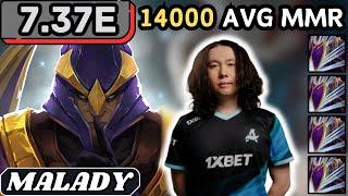 7.37e - Malady SILENCER Hard Support Gameplay 24 ASSISTS - Dota 2 Full Match Gameplay