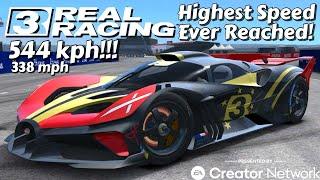 NEW WORLD Top Speed Record!! • Bugatti Bolide • Real Racing 3