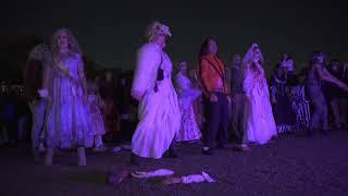 Thriller flash mob performance at Parade of Lost Souls 2023