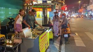  Ho Chi Minh City, Vietnam: Saturday Night Walk and Street Food Scenes