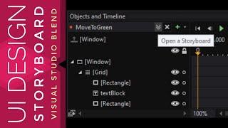 WPF Tutorial : Storyboard tutorial in visual studio blend | Create Timeline | Keyframes | Triggers