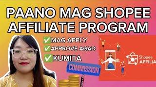 SHOPEE AFFILIATE PROGRAM 2023 TIPS TO JOIN AND EARN || PAANO MAG SHOPEE AFFILIATE