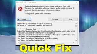 Unhandled Exception Has Occurred in Your Application [2024 Guide]