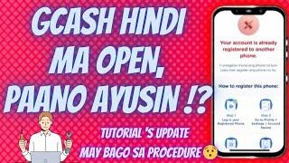 Gcash na Di Ma Open, Paano Ayusin | Your Account is Already Registered to Another Phone fixed/solved