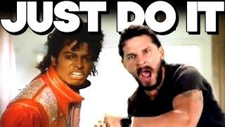 Shia LaBeouf Sings BEAT IT!! - JUST DO IT