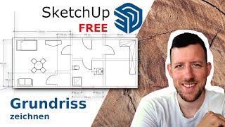 Sketchup - KOSTENLOS online Grundriss zeichnen | so gehts ganz einfach! | Rob Renoviert