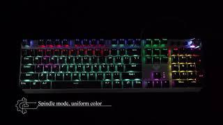 Keyboard Gaming Multimedia Mechanical RGB Macro Software Blue Switch
