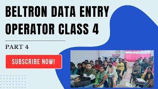 Beltron Data Entry Operator Class 4