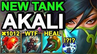 Wild Rift China Akali Top - Heartsteel Broken OP Item - New Tank Akali Build Runes - New China Meta