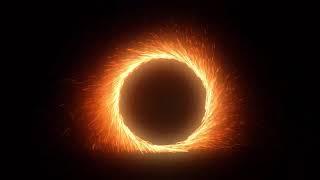 #vfxeffects #blackscreenefeects rotating circle of fire sparkles black screen video