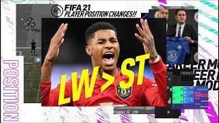 HOW DO PLAYER POSITION CHANGES WORK IN FIFA 21 CAREER MODE?!