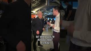 Interviewing Apple CEO Tim Cook! (Part 3) #apple #timcook #interview #shorts